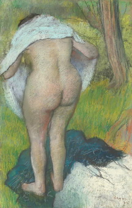 Edgar Degas - Young Woman Dressing Herself