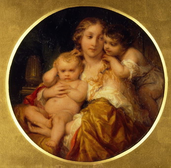 Paul Delaroche - Mother and Children