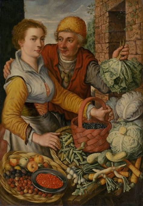 Joachim Beuckelaer - Vegetable Seller
