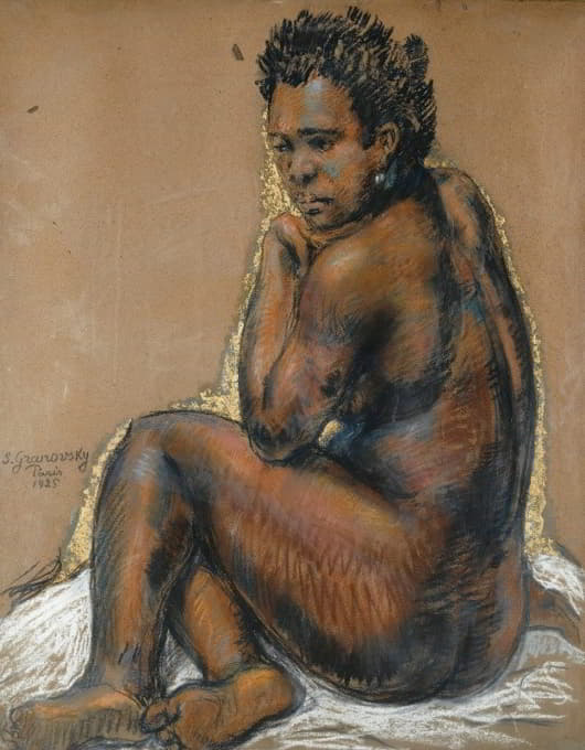 Samuel Granovsky - Seated Nude