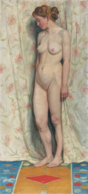 Sigismund Righini - Standing Female Nude