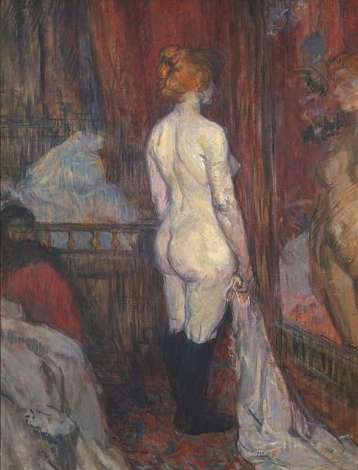 Henri de Toulouse-Lautrec - Woman before a Mirror