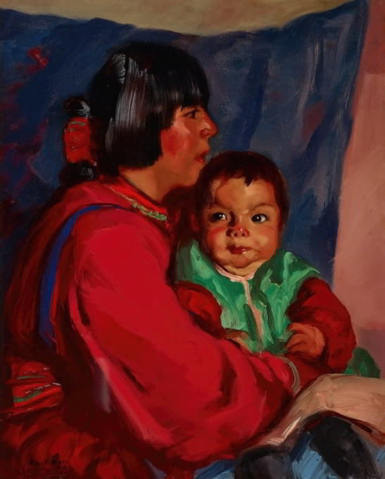 Robert Henri - Maria and Baby