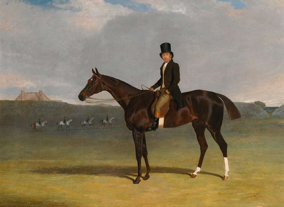 约翰·肯特（1783-1869），位于新市场希思的里士满第五公爵的教练