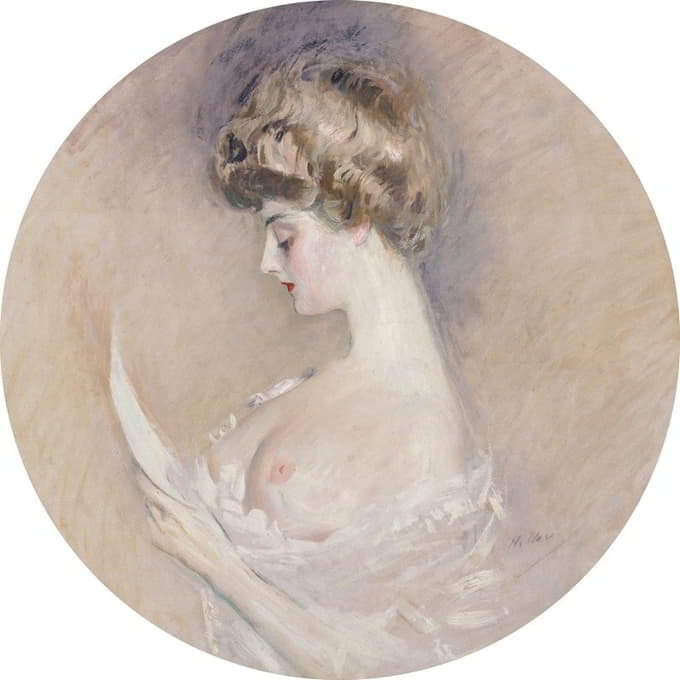 马瑟·莱泰利尔肖像，née Fourton