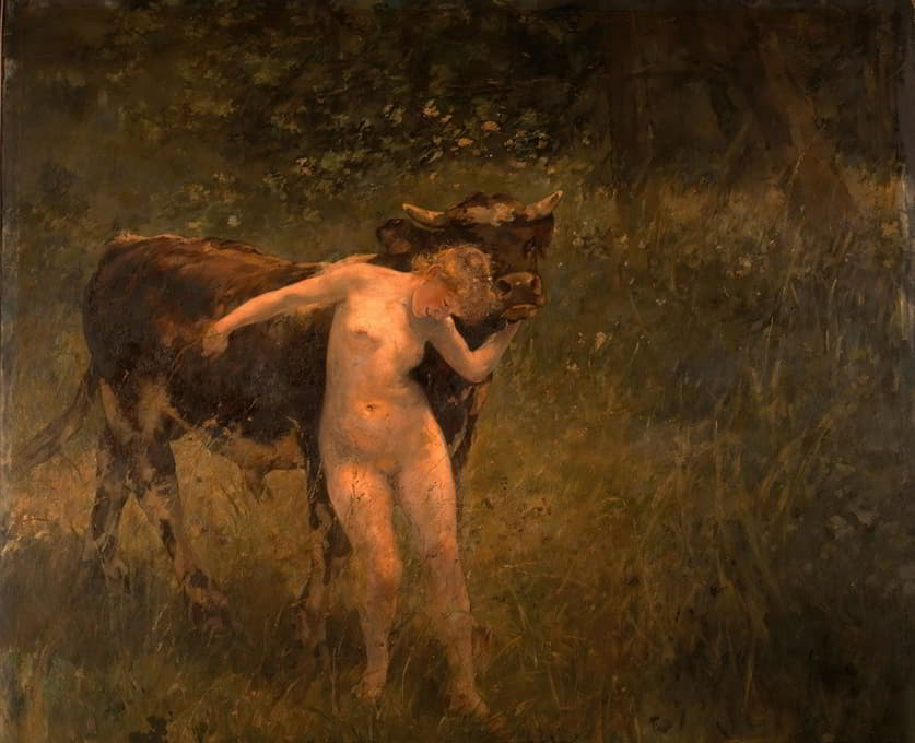 女人和公牛