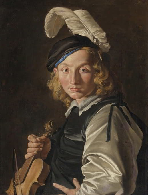 Matthias Stom - Young Man With A Fiddle