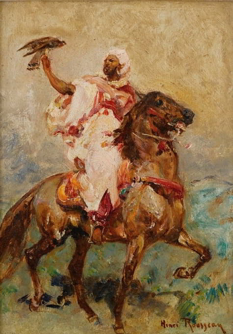 Henri Émilien Rousseau - North African On Horseback