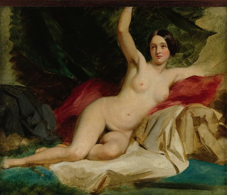 William Etty - Reclining Female Nude