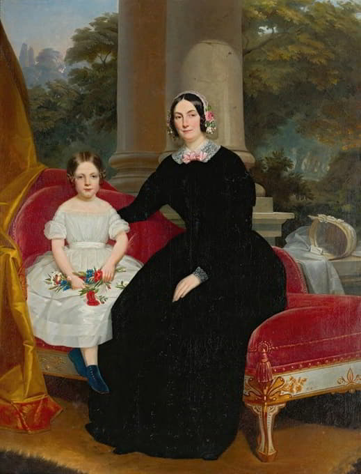 母亲和女儿的肖像
