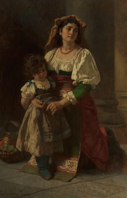 Karl Becker - Mother and Child