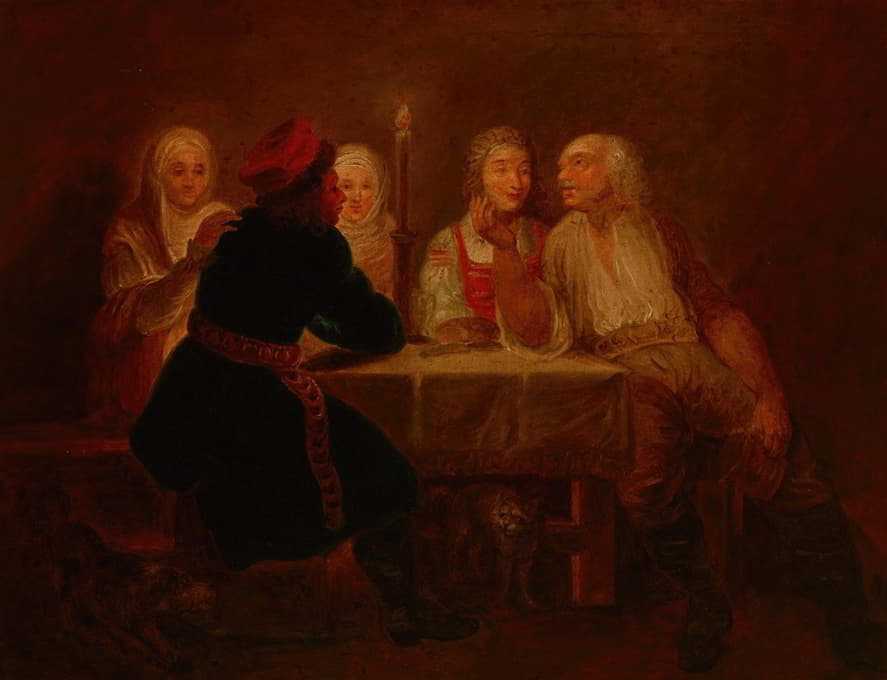 Franciszek Smuglewicz - Peasants in an Inn