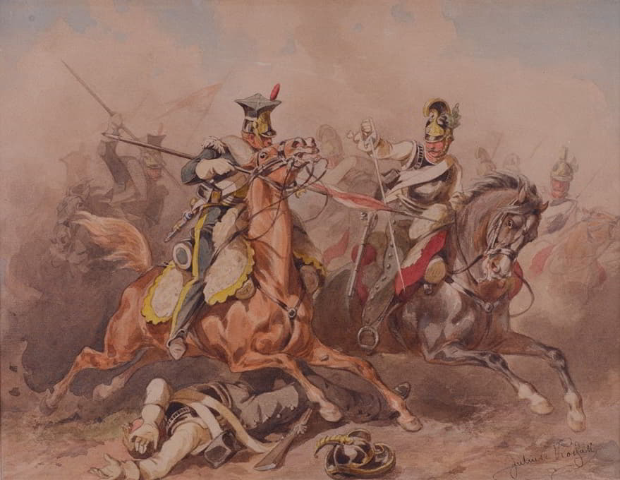 维斯图拉军团的骑兵与俄罗斯铁甲骑兵之间的小冲突