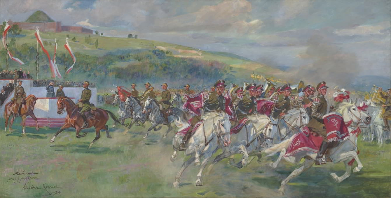 Wojciech Kossak - Feast-Day of the Polish Cavalry
