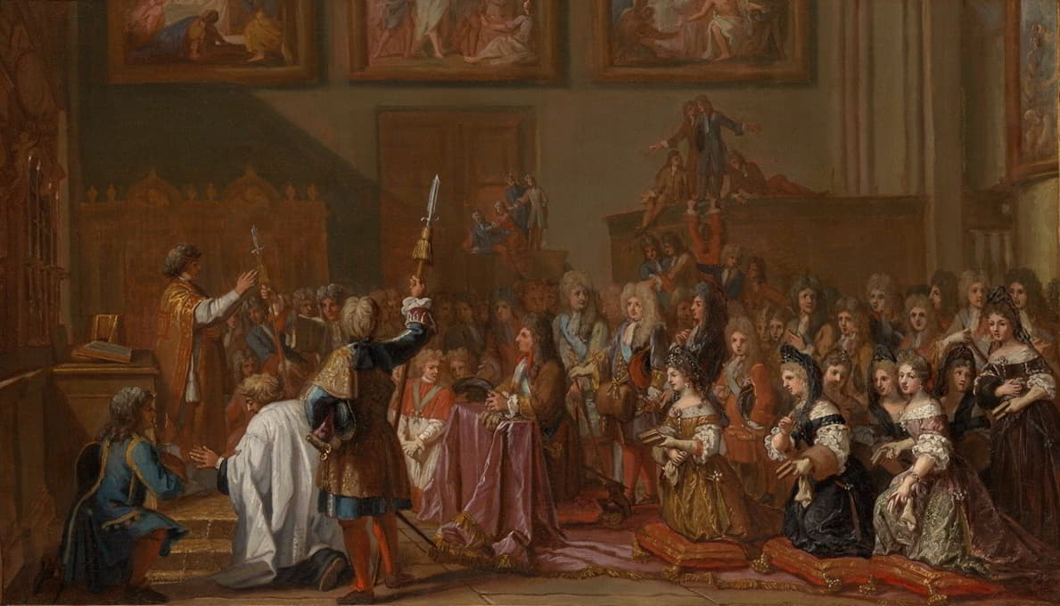 1687年1月30日，路易十四在巴黎圣母院参加了一次感恩仪式，他从重病中康复
