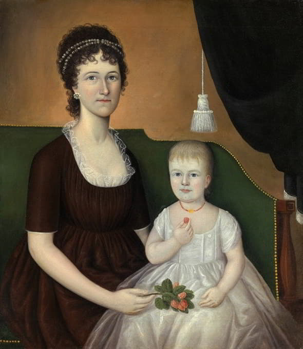 伊丽莎白·格兰特·班克森·比蒂（詹姆斯·比蒂夫人）和她的女儿苏珊