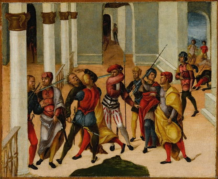 Niccolò Giolfino - The Murder of the Magus Smerdis