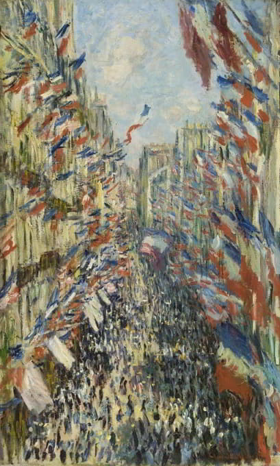 巴黎蒙托吉尔街。1878年6月30日的庆祝活动