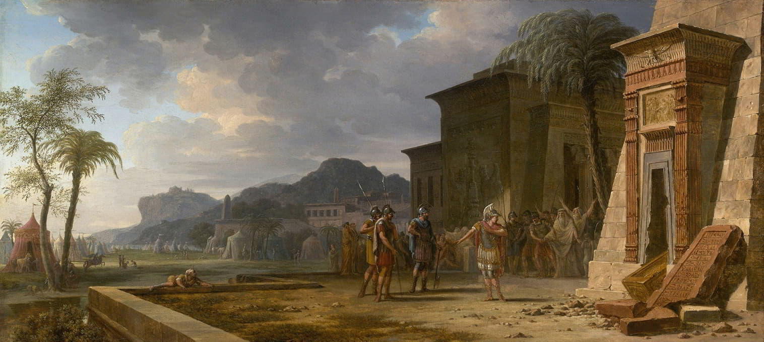 Pierre-Henri de Valenciennes - Alexander at the Tomb of Cyrus the Great