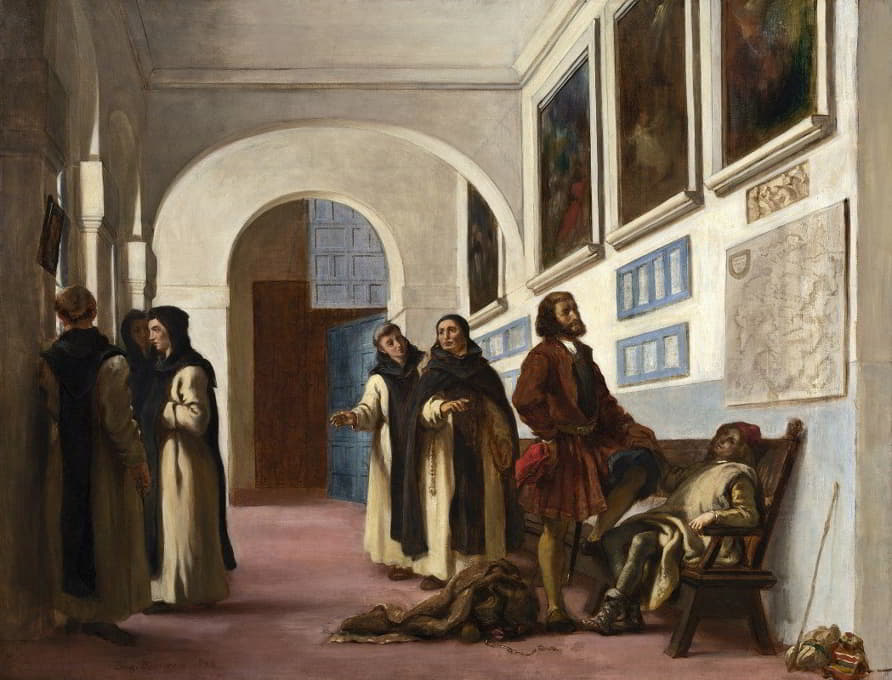 克里斯托弗·哥伦布和他的儿子在拉比达