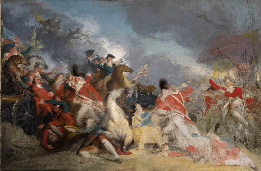 1777年1月3日，默瑟将军在普林斯顿战役中去世