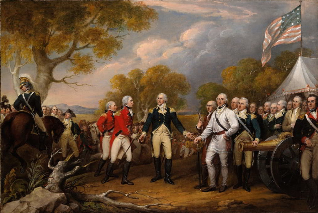 John Trumbull - The Surrender of General Burgoyne at Saratoga, October 16
