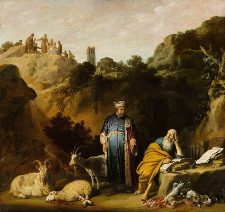Nicolaes Moeyaert - Hippocrates Visiting Democritus
