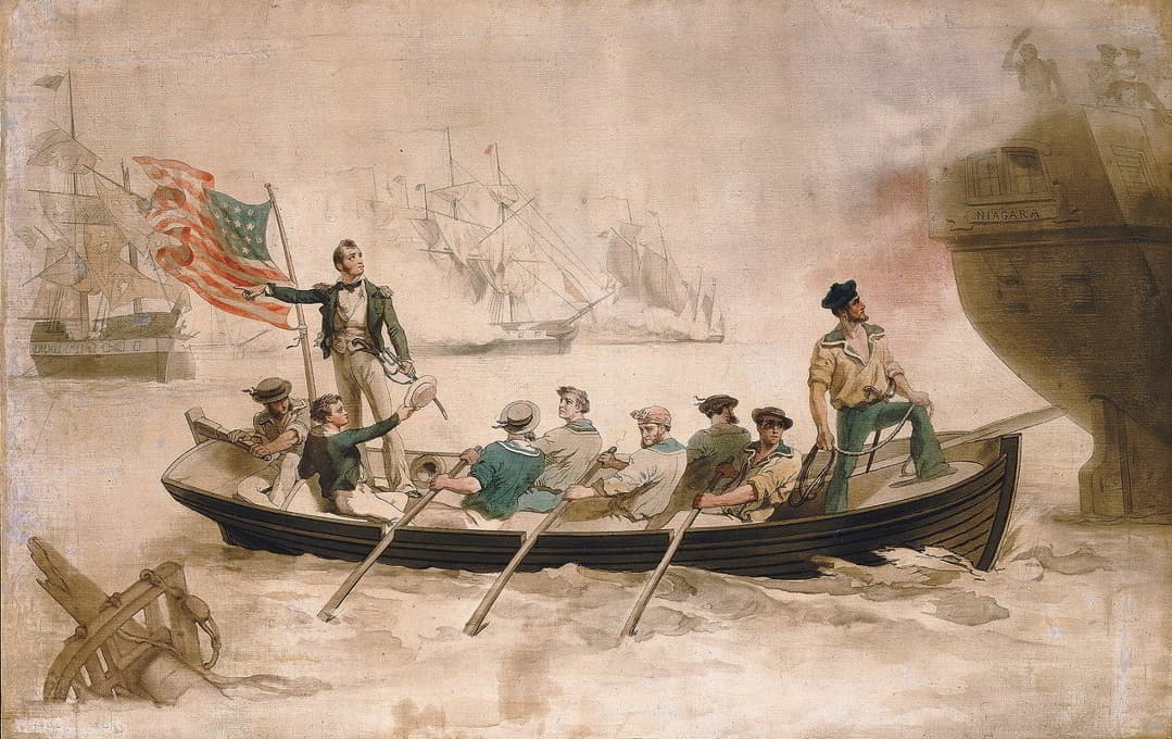 Anonymous - Perry Transferring His Flag to the Niagara