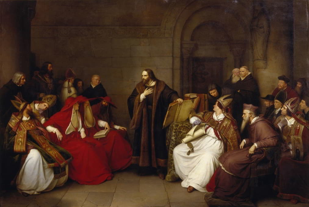 Karl Friedrich Lessing - Jan Hus At Constance