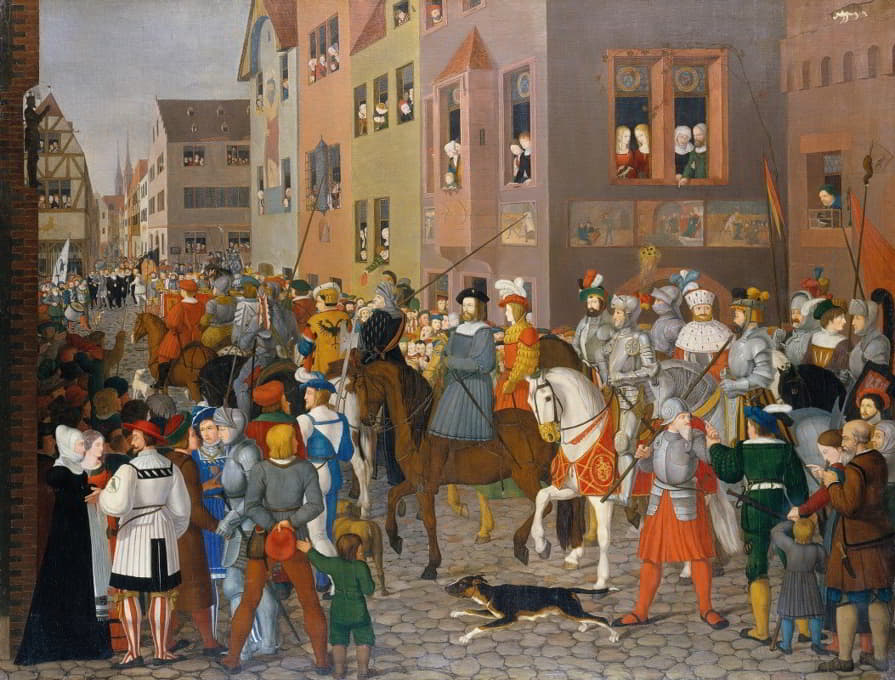 Franz Pforr - The Entry Of King Rudolf Of Habsburg Into Basel In 1273