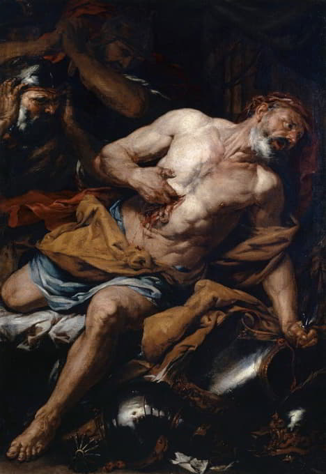 Giovanni Battista Langetti - The Death Of Cato