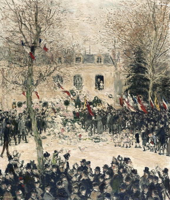 Jean François Raffaëlli - La Fête Des Quatre-Vingts Ans De Victor Hugo