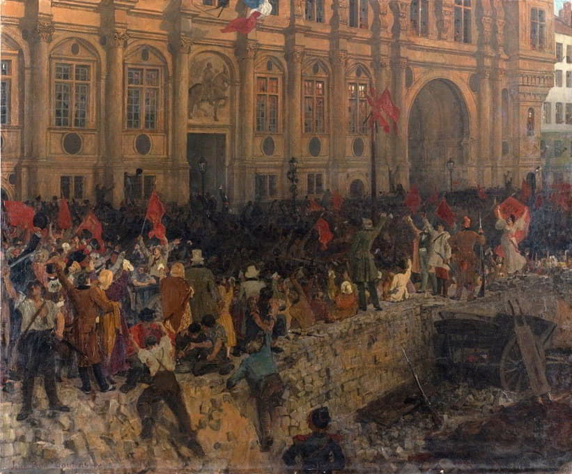 Jean-Paul Laurens - Proclamation De La République Le 24 Février 1848