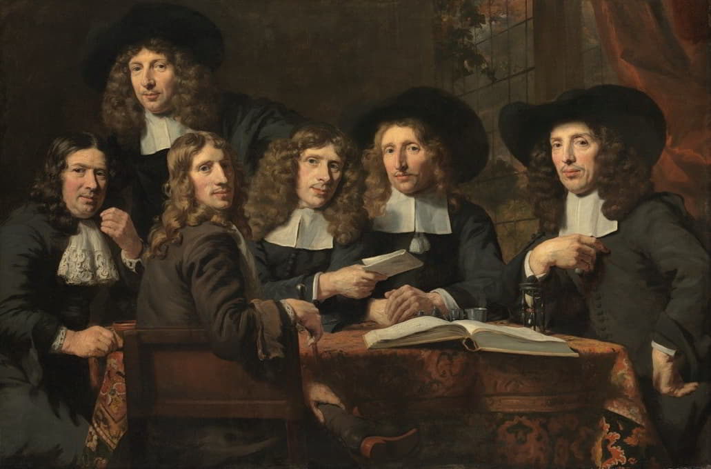 Nicolaes Maes - The officers of the Amsterdam Surgeons Guild