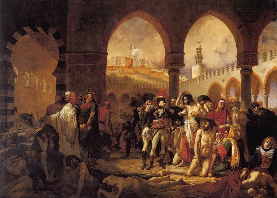 1799年3月11日，波拿巴访问了贾法的瘟疫