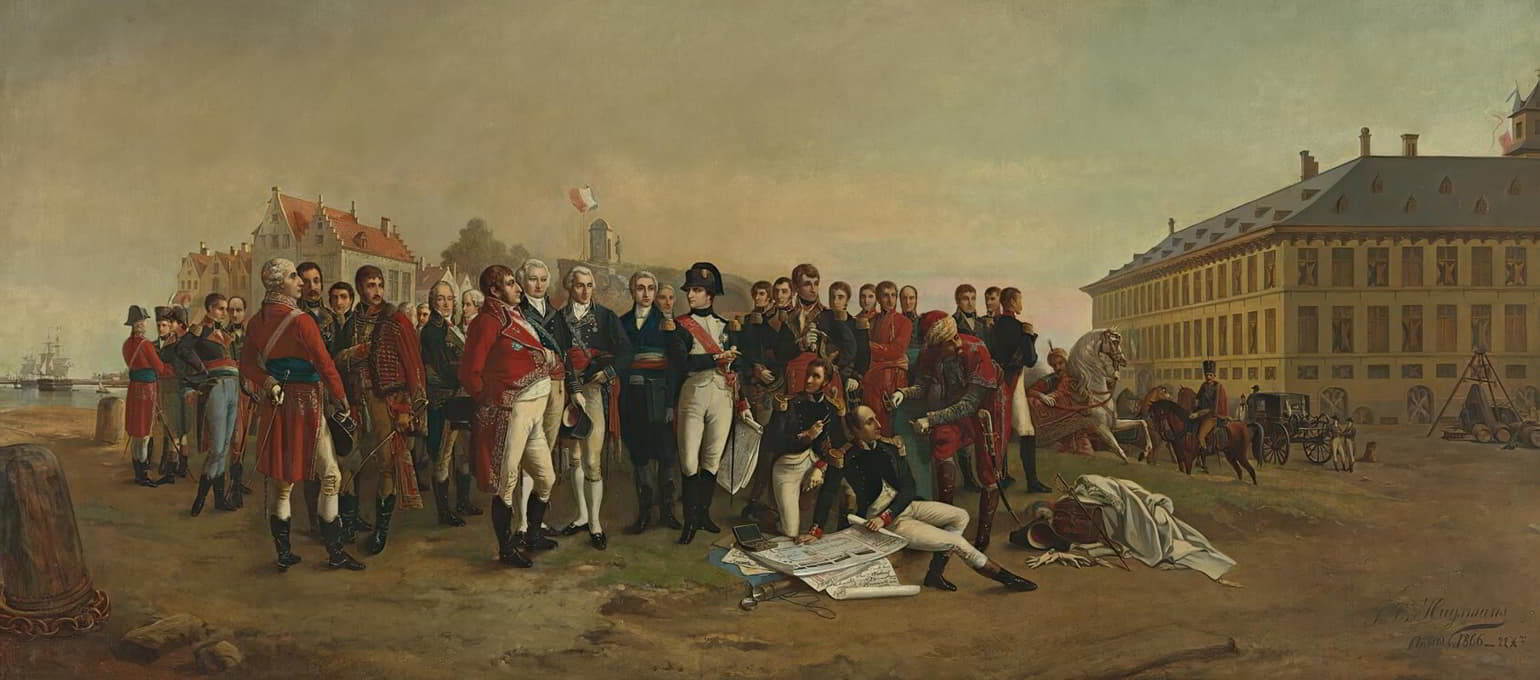 拿破仑给出了安特卫普码头的规划