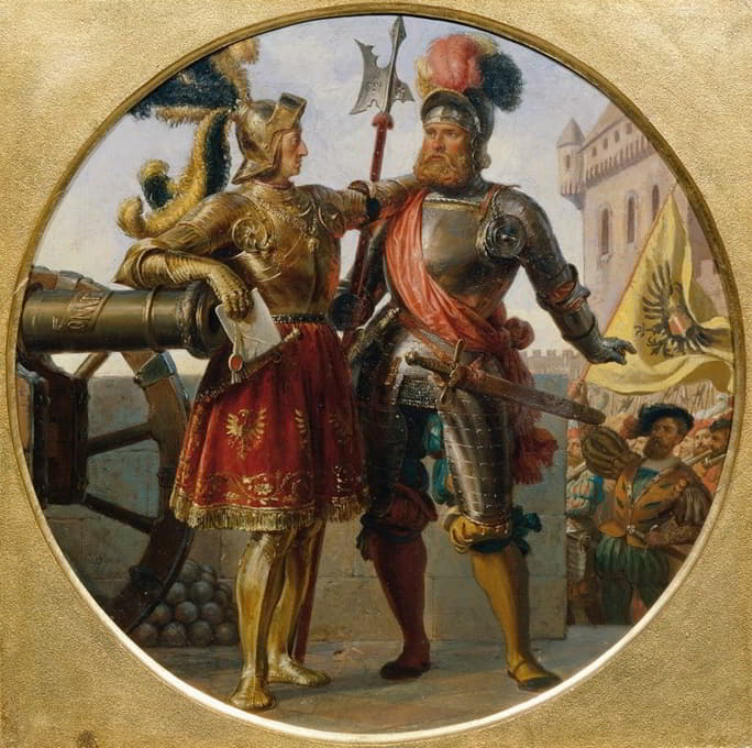 马克西米兰一世皇帝和格奥尔格·冯·弗伦茨伯格