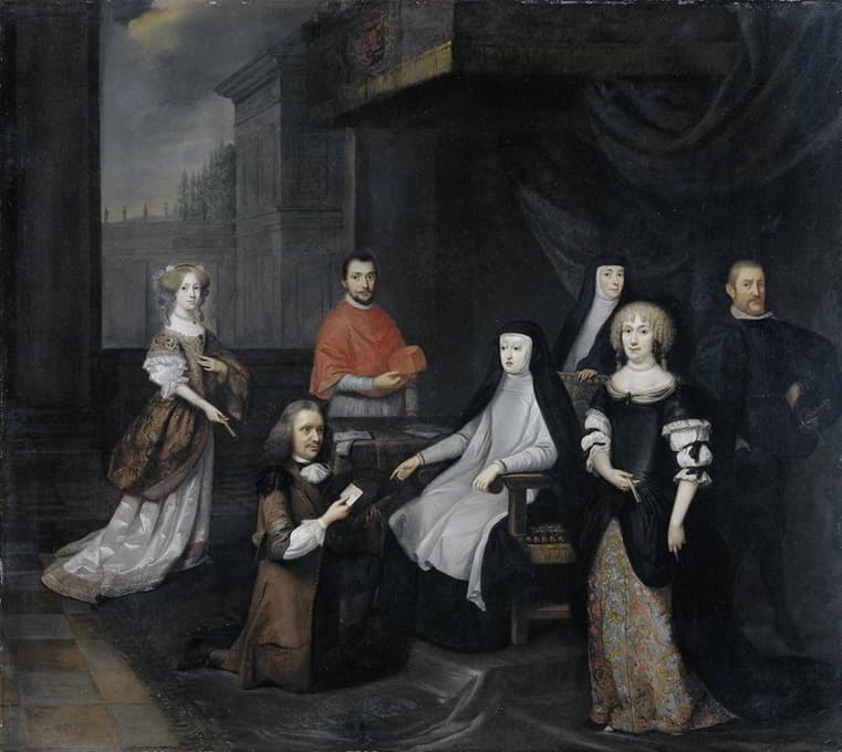 1671年3月2日，奥地利西班牙摄政女王玛丽亚·安娜接待荷兰大使希罗尼莫斯·范贝弗宁克