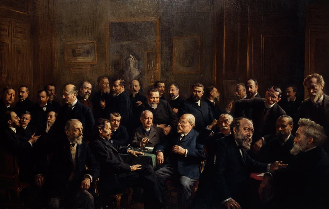 Henri Adolphe Laissement - Portrait collectif des membres de l’Association des journalistes républicains Français