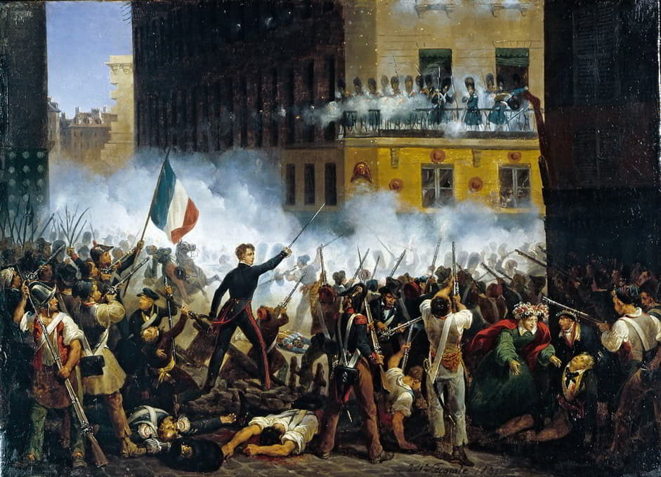 Hippolyte Lecomte - Combat de la rue de Rohan, le 29 juillet 1830