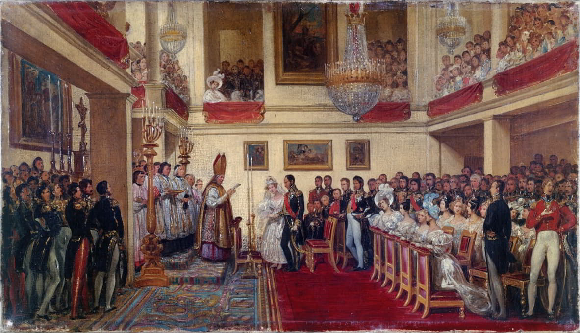 Joseph-Désiré Court - Le mariage du roi Léopold I avec la princesse d’Orléans