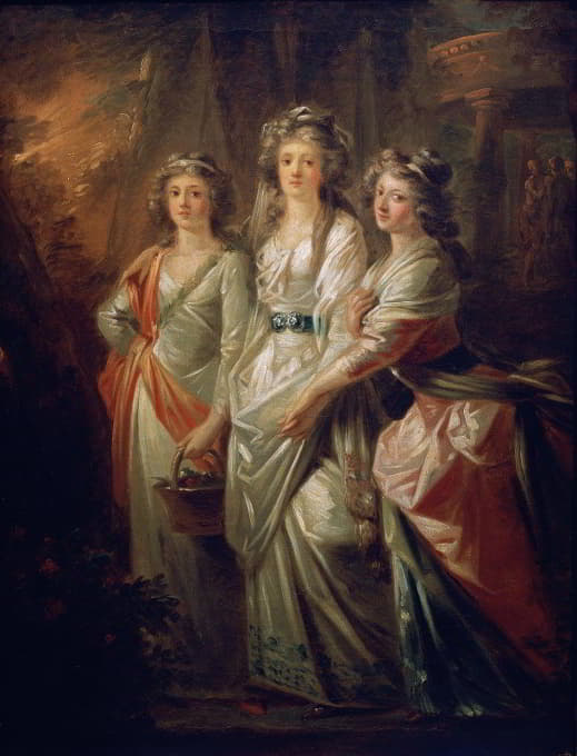 伊丽莎白、克里斯蒂安和玛丽·卡洛琳·冯·图恩伯爵夫人