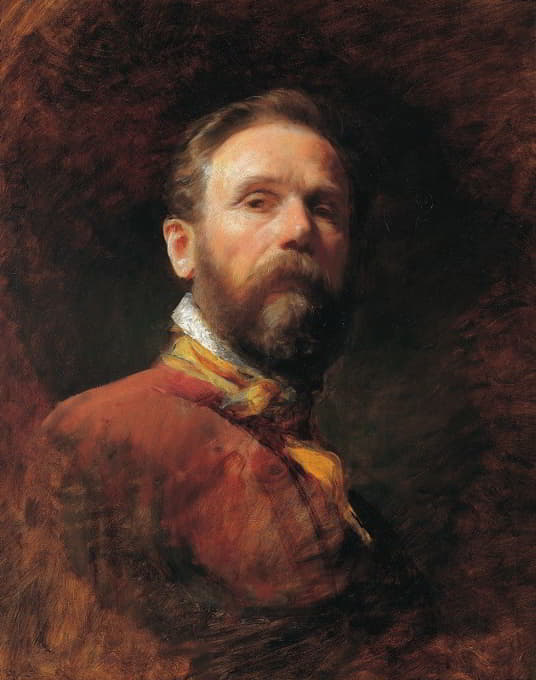 Friedrich von Amerling - Self-portrait