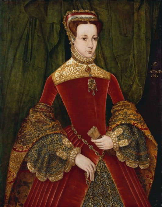 诺福克公爵夫人玛丽·菲茨兰的画像