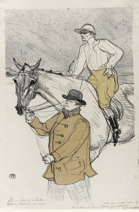 Henri de Toulouse-Lautrec - The Jockey Going to the Post