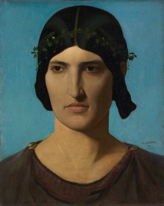 Jean-Léon Gérôme - Head of an Italian Woman