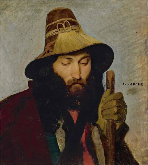Jean-Léon Gérôme - Portrait Of An Italian Man