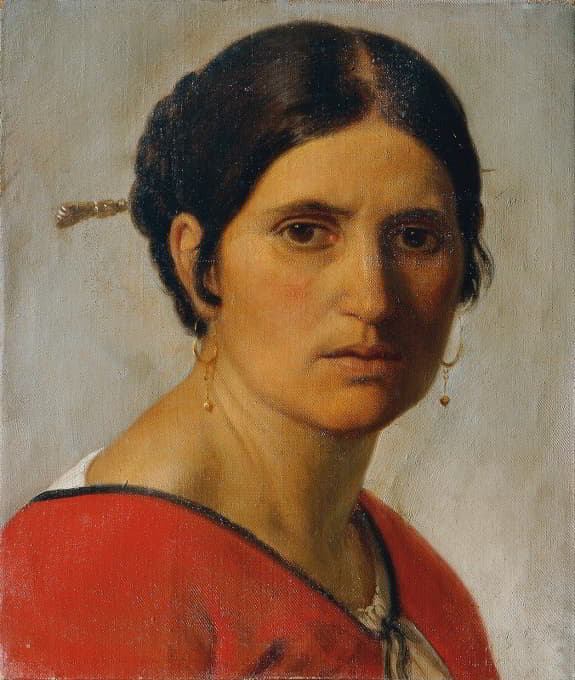 Joseph Mathias von Trenkwald - Italian peasant woman
