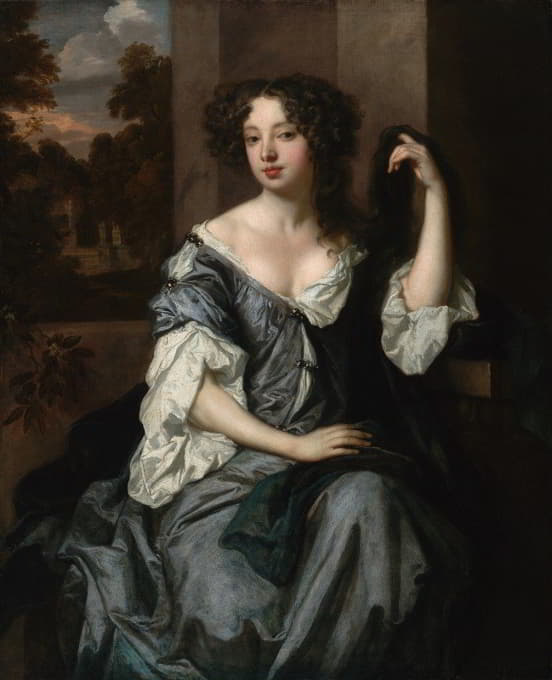 朴茨茅斯公爵夫人路易丝·德·凯鲁阿勒的画像