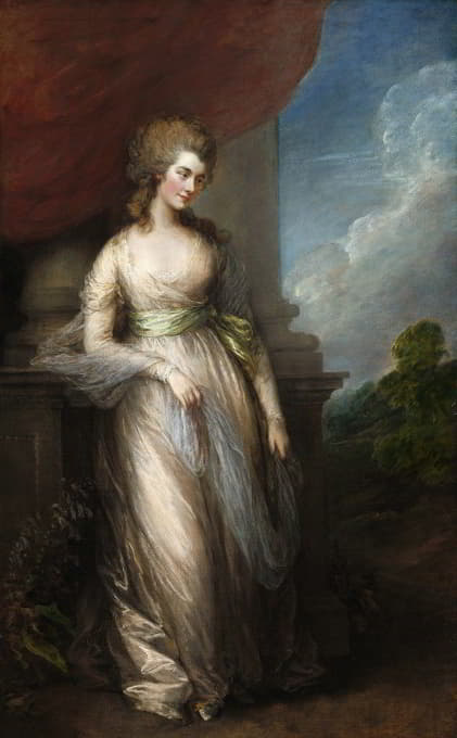Thomas Gainsborough - Georgiana,Duchess of Devonshire